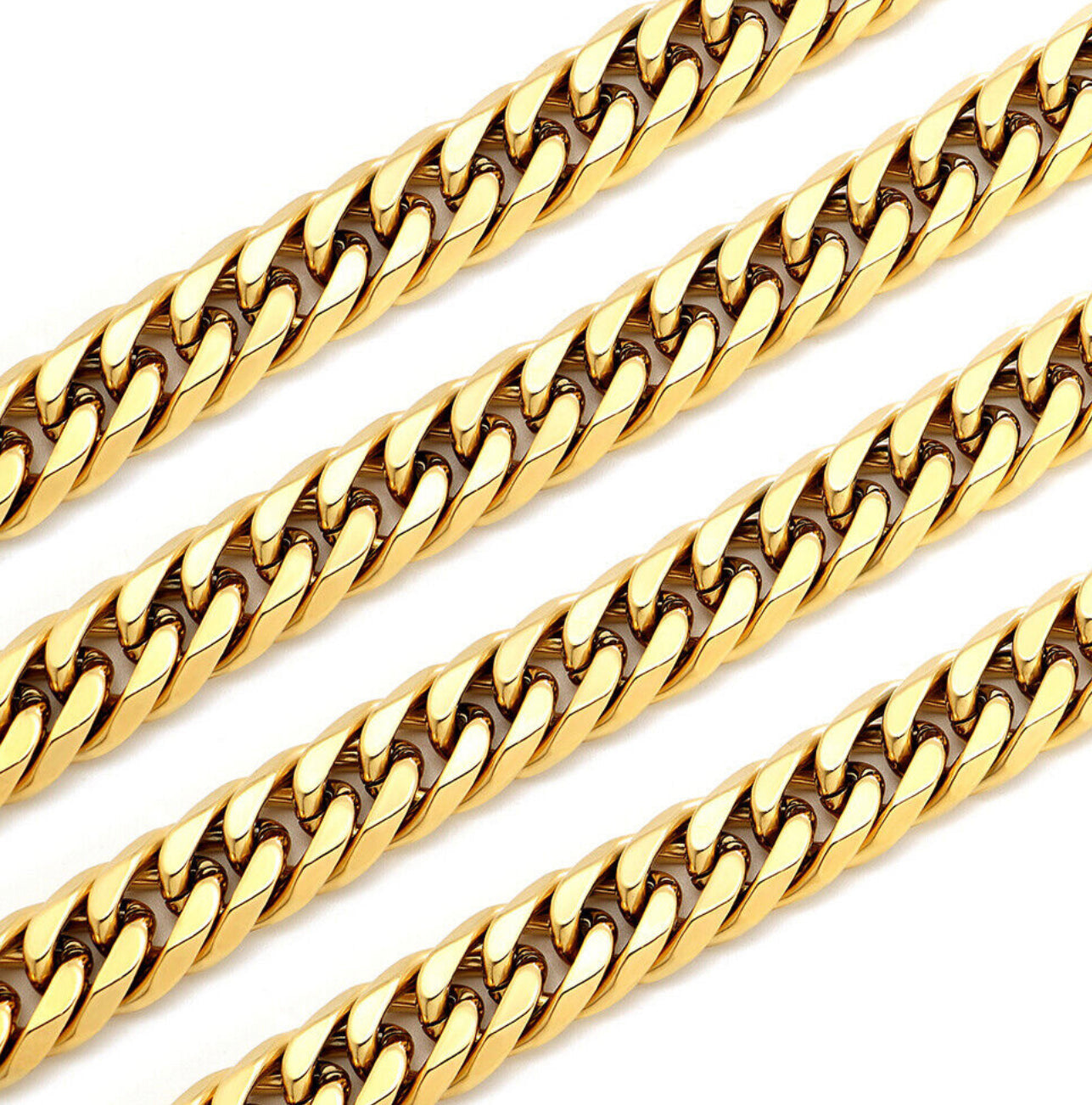 CUBAN LINK GOLD CHAIN COLLAR