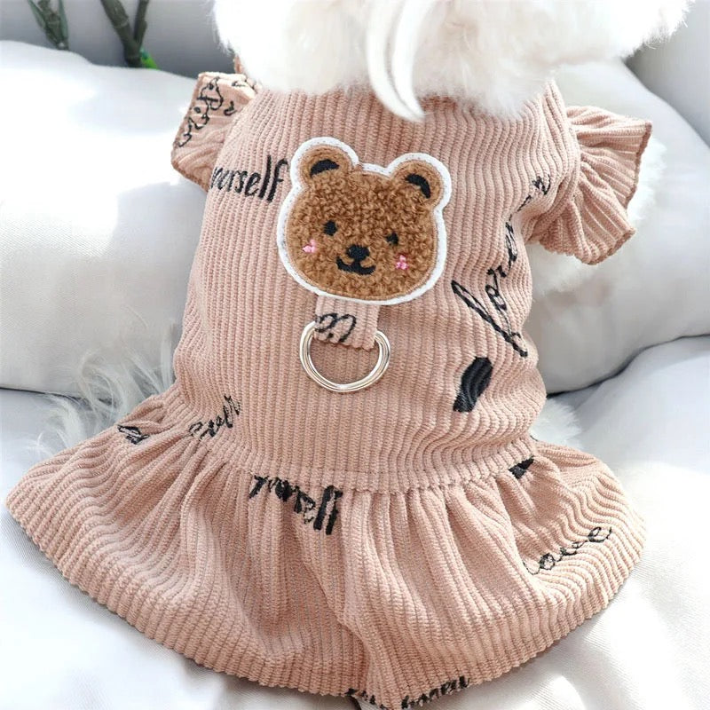 SWEET BABY BEAR DRESS