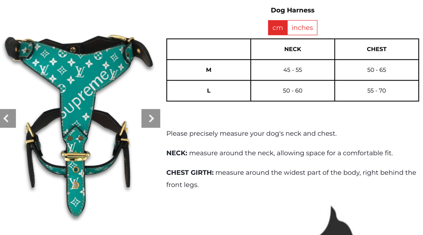 LOUIS PAWTTON X PUPREMO HERO DESIGNER HARNESS