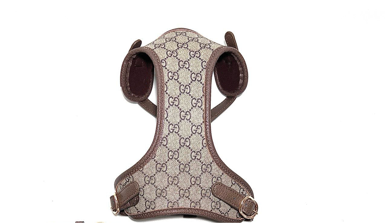 LUXURY LEATHER POOCHI ONLY HARNESS