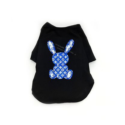 Louis Pawtton Bunny Designer Dog T-Shirt