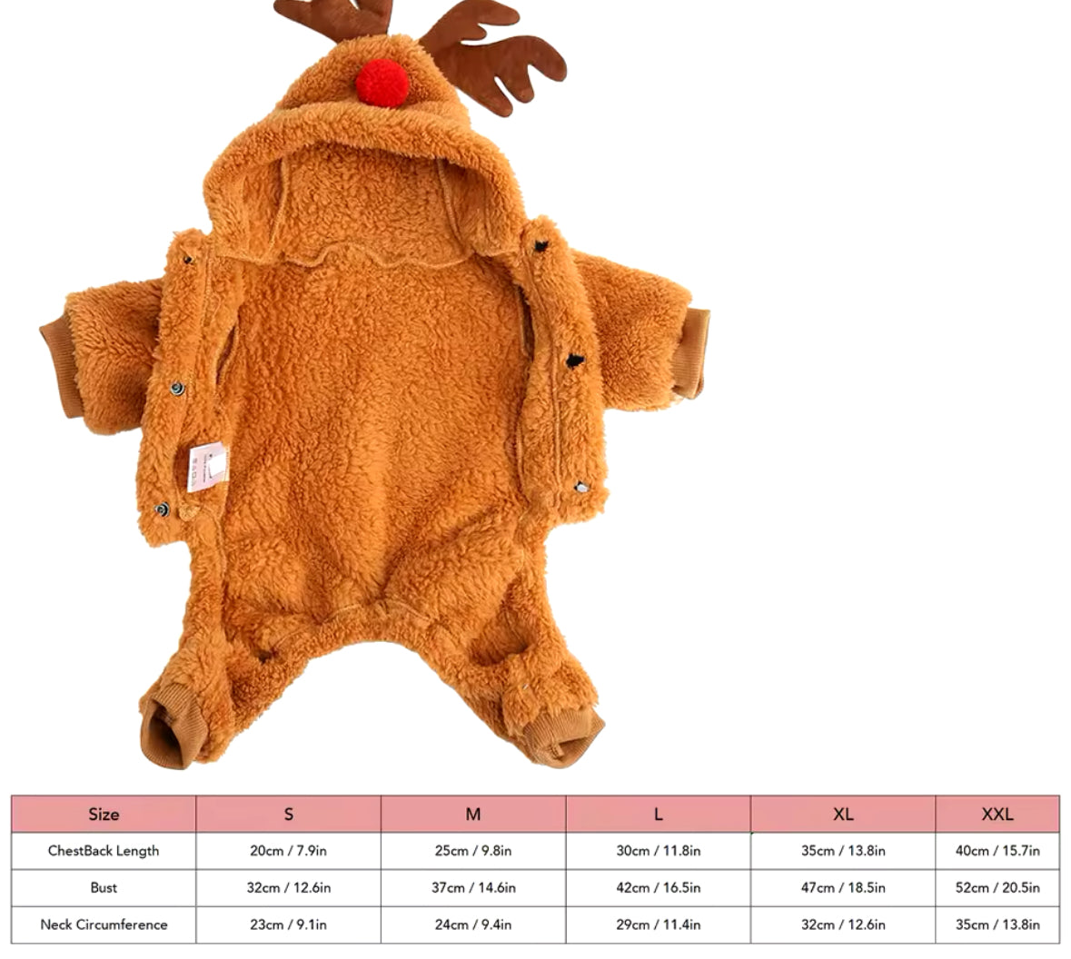 RUDOLPH’S COZY REINDEER ONESIE