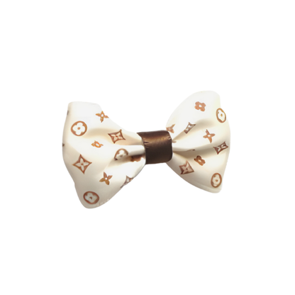 Cute Chewy V Dog Hair Clip with Bow (2-Piece)