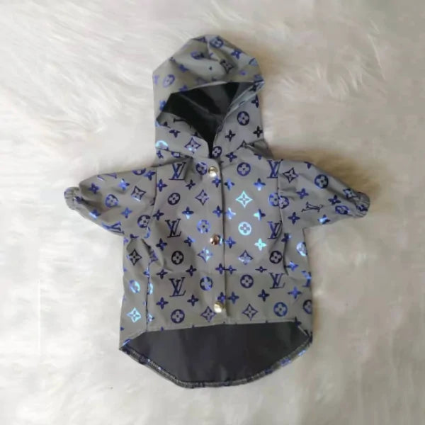 WINDY Monogram Designer Dog Windbreaker Jacket