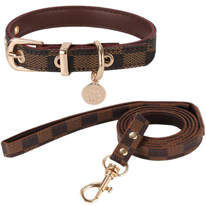 DESIGNER COLLAR & LEASH SET