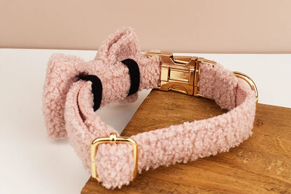 Teddy Bow Collar and Leash Set