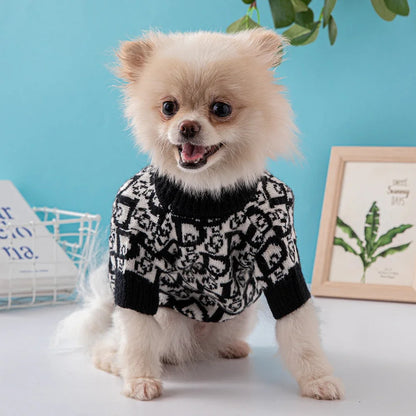 DOGIOR BLACK SWEATER