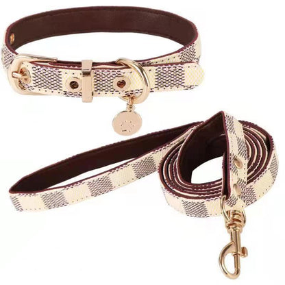 DESIGNER COLLAR & LEASH SET