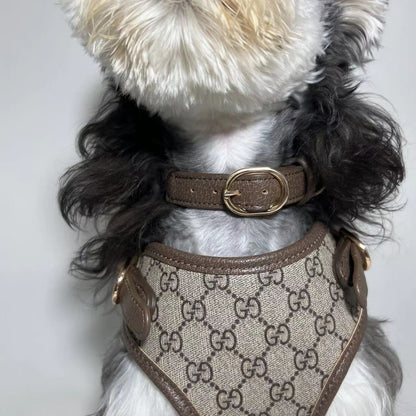 LUXURY LEATHER POOCHI ONLY HARNESS