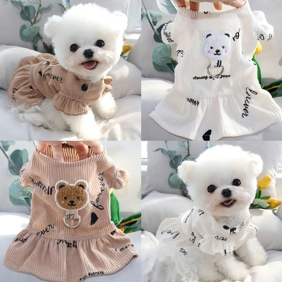 SWEET BABY BEAR DRESS