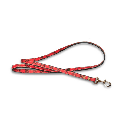 PAWCCI ROCKSTAR RED DESIGNER HARNESS & LEASH SET