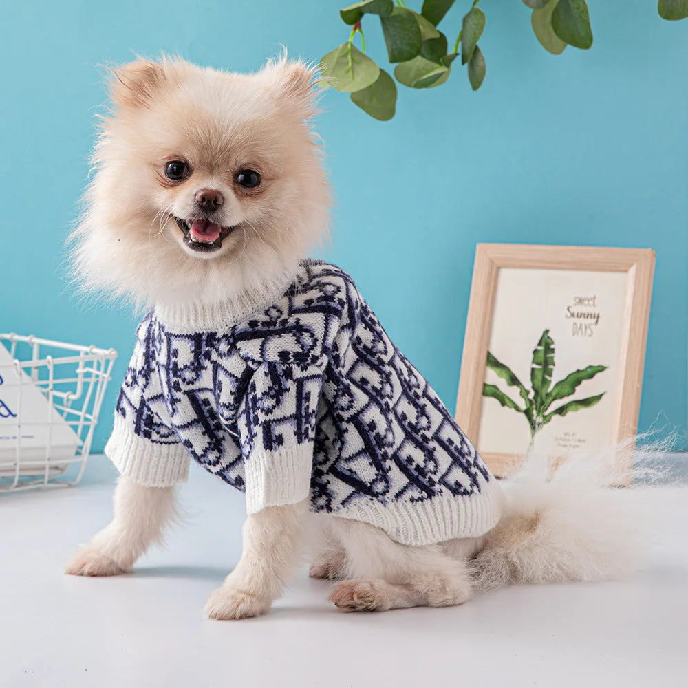 Monogram dog sweater shop