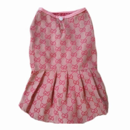 NINI Monogram Pink Dog Dress