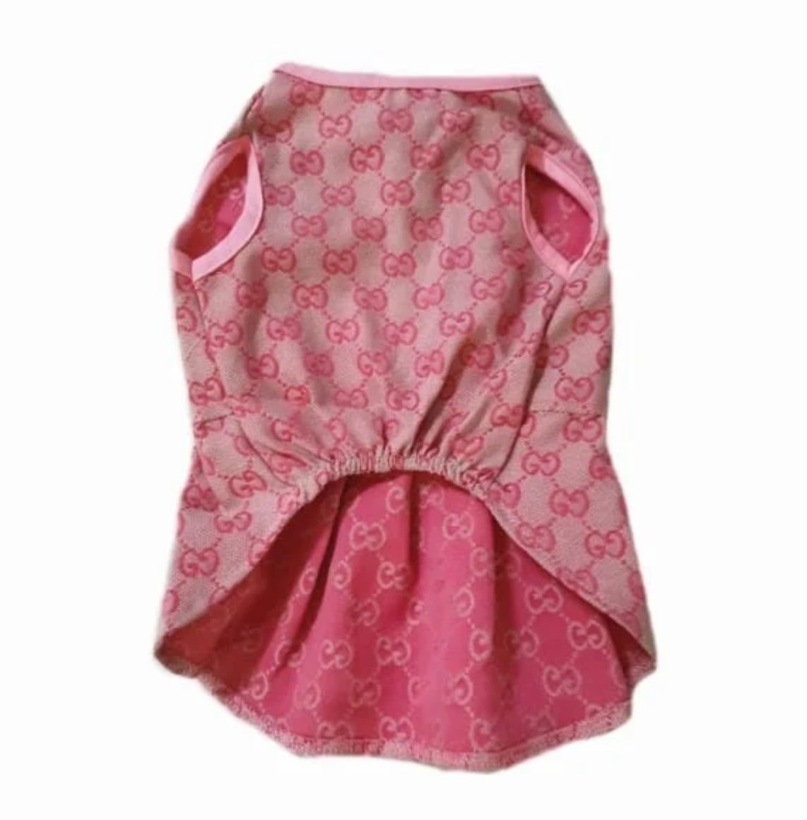 NINI Monogram Pink Dog Dress